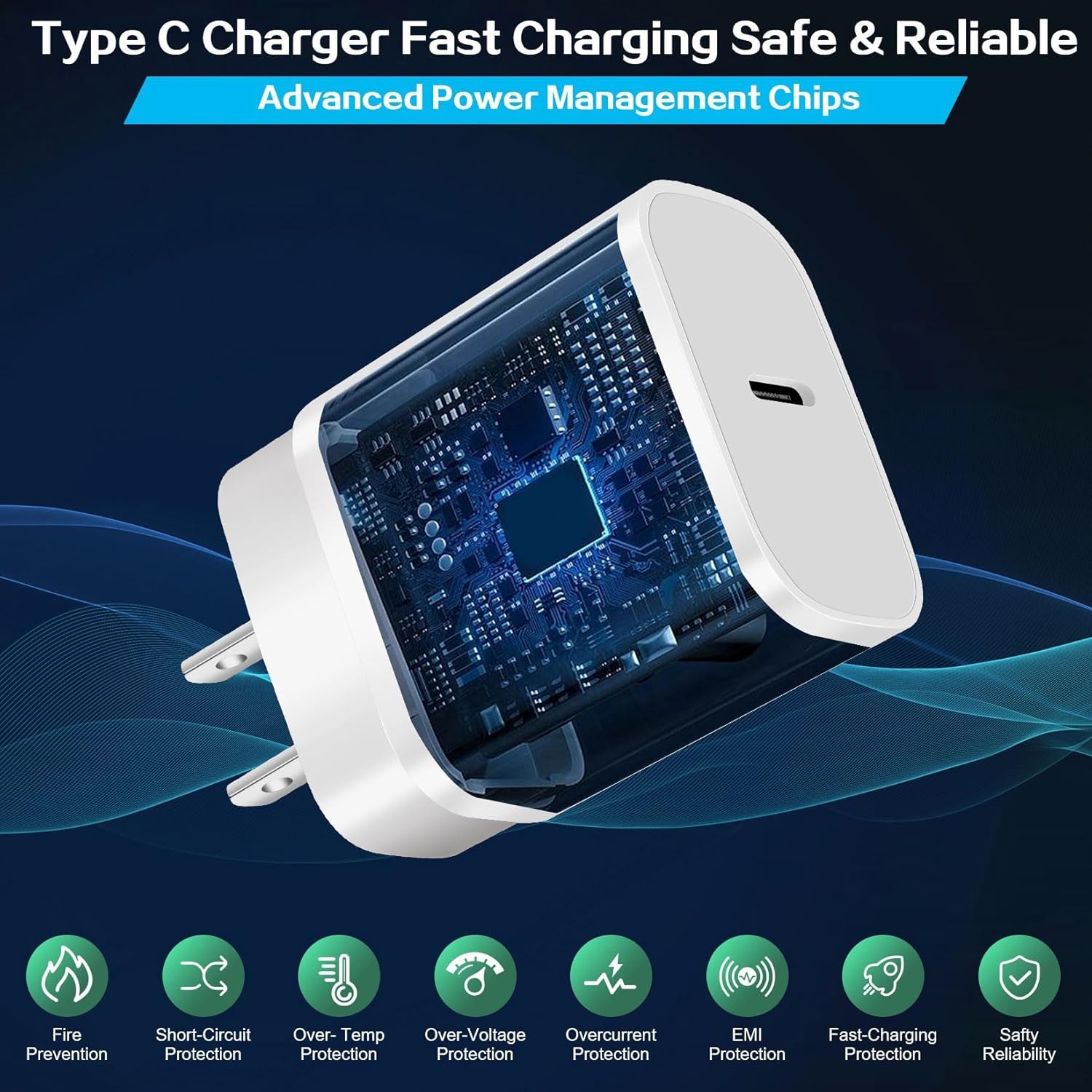 Fast Charger for Samsung,Samsung Charger Fast Charging Block,3Pack...