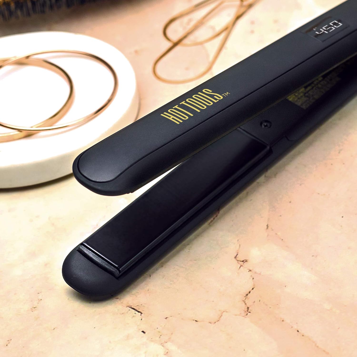 Hot Tools Pro Signature - Plancha plana de cerámica + turmalina par...