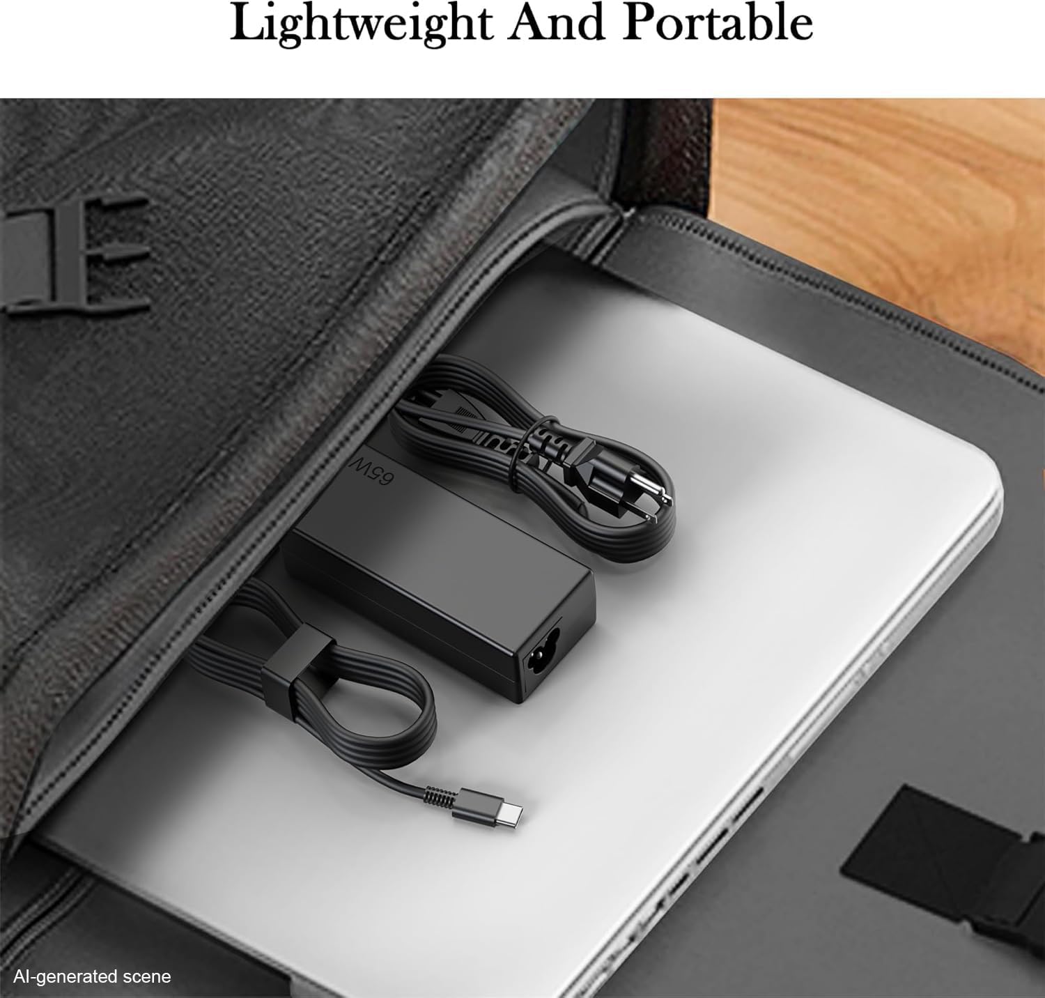 Cargador USB C de 65 W para laptop compatible con Lenovo ThinkPad X...