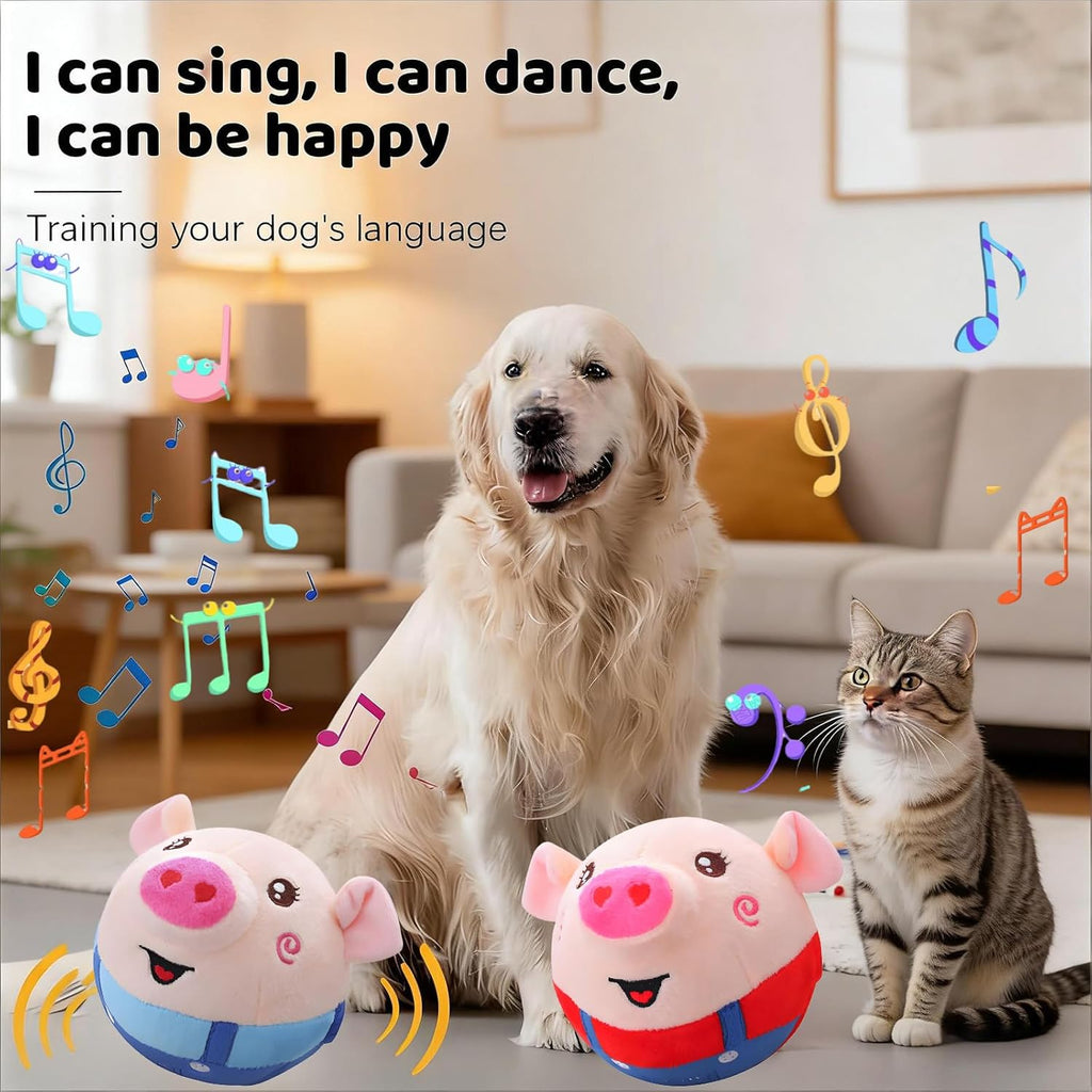 Juguetes interactivos para perros, juguete de peluche activo para m...
