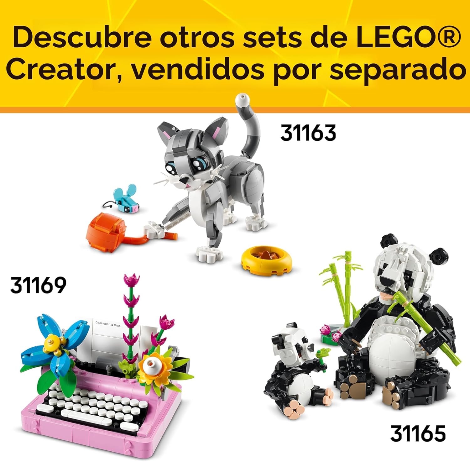 LEGO Creator 3 en 1 Juguetes Lindo Conejo - Juego de Construcción c...