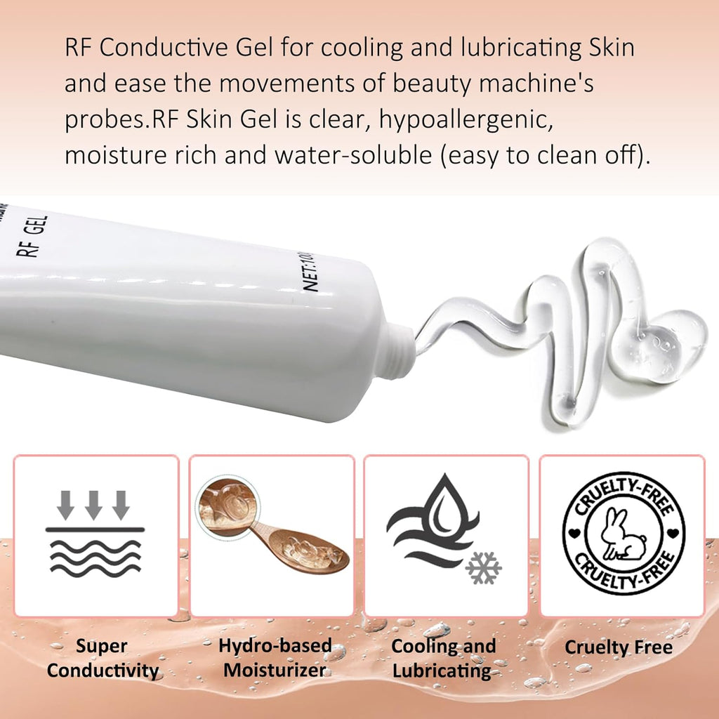 Gel conductor RF para dispositivo de microcorriente, crema hidratan...