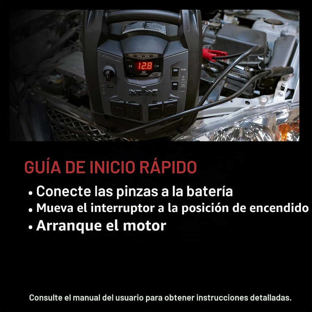Schumacher Electric Arrancador de batería de coche de 1200 A y esta...