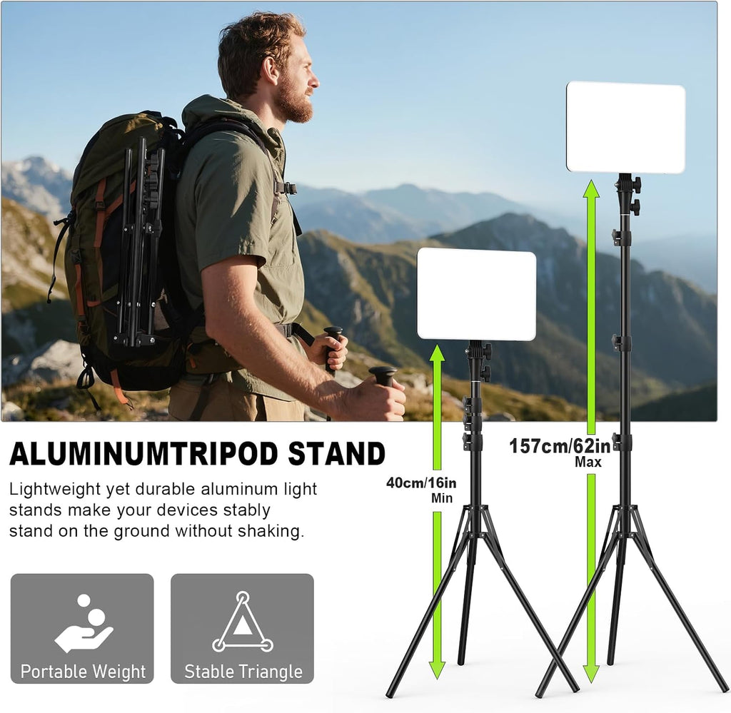 Kit de Iluminación de Fotografía Mejorado de 30W, Anautin Paquete d...