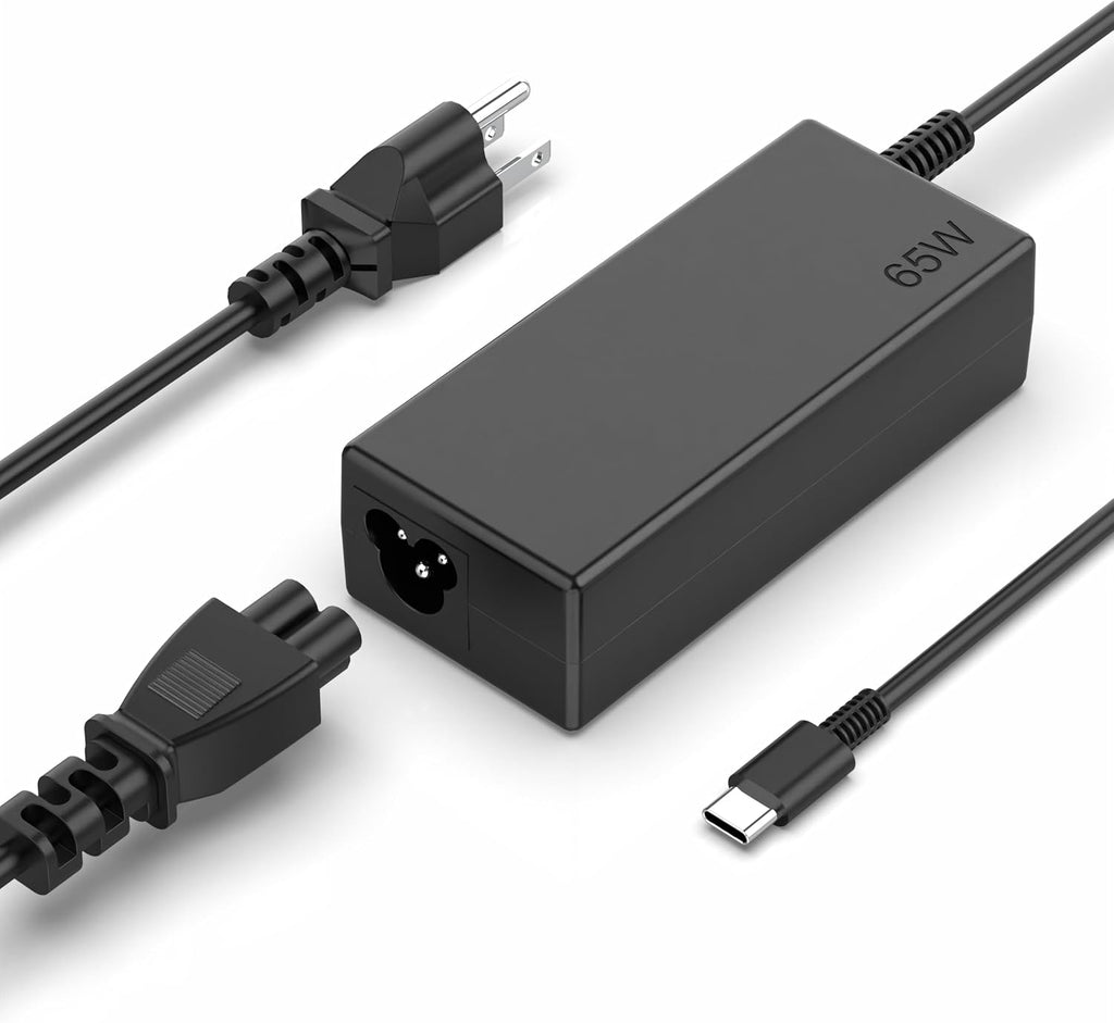 YBRUZRUB Cargador universal para portátil USB C de 65 W y 45 W, com...