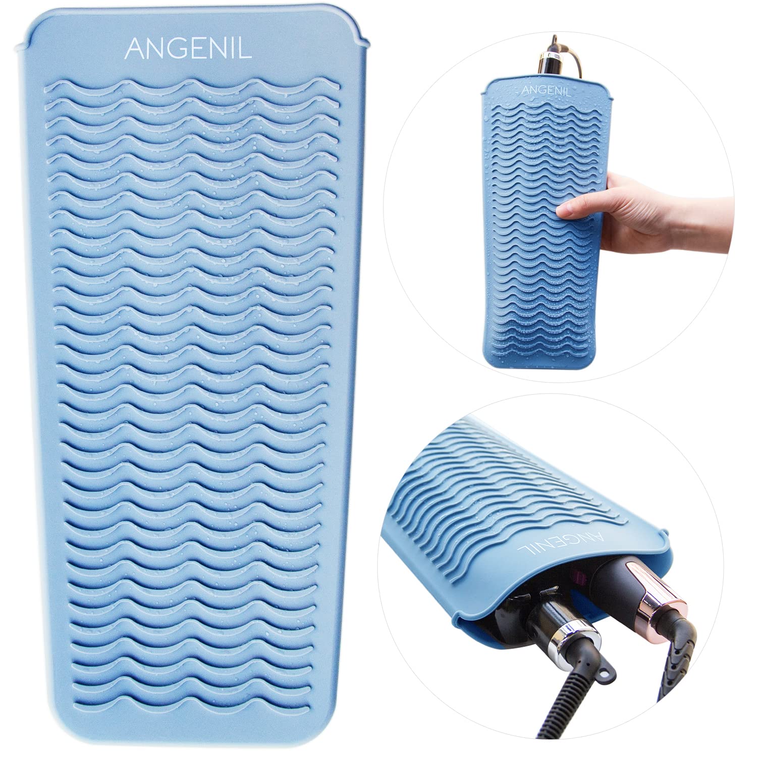 ANGENIL Funda de almohadilla de silicona resistente al calor para v...