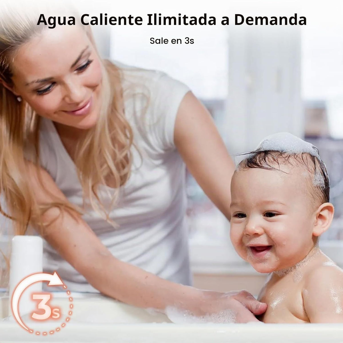 CAMPLUX Calentador de Agua Eléctrico Sin Tanque de 11kW 240 Voltios...