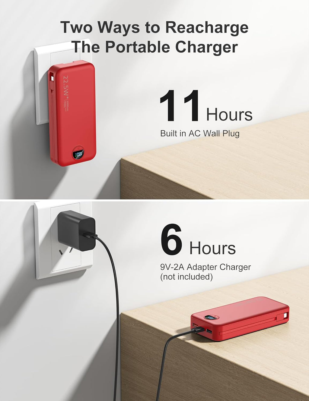 aonidi Banco de Energía Cargador Ultraportátil de 20000 mAh PD20W c...