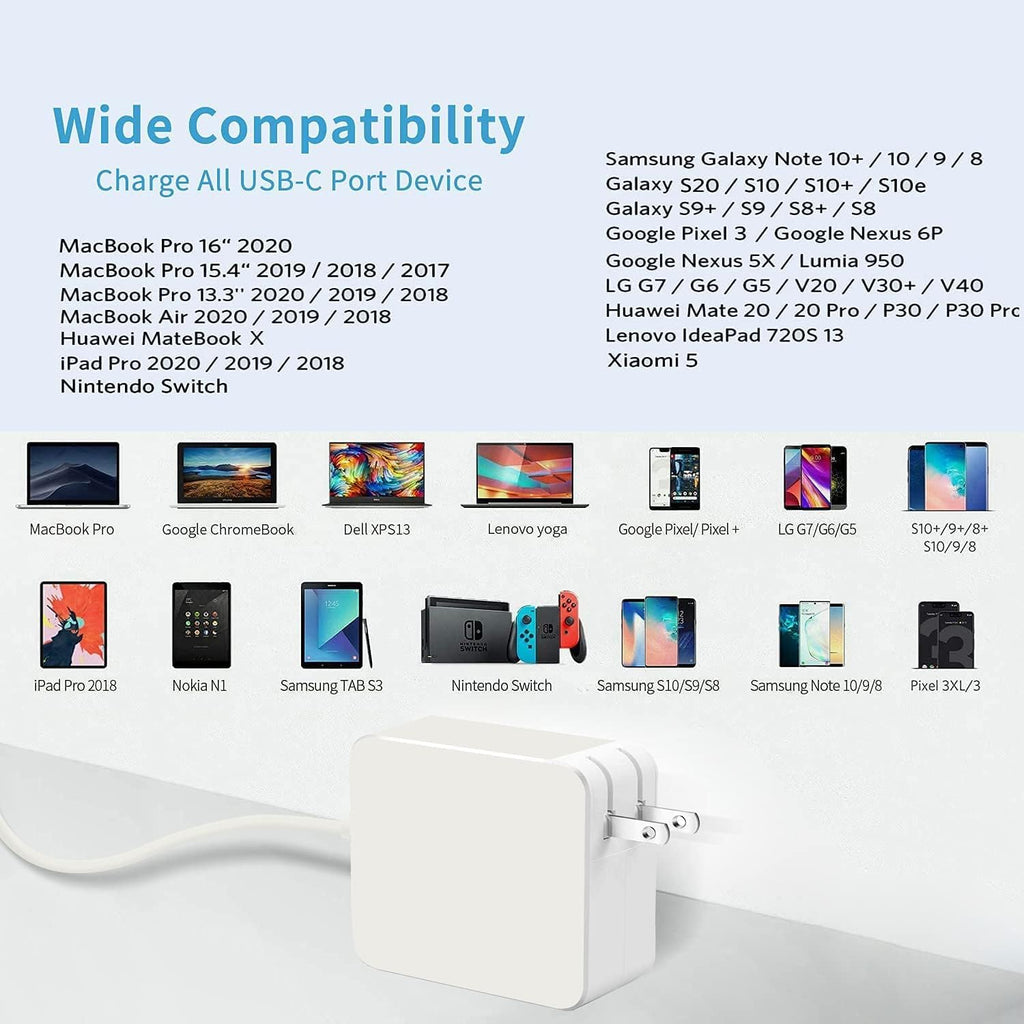 Cargador Mac Book Pro \u2013 Cargador USB C de 96 W adaptador de co...