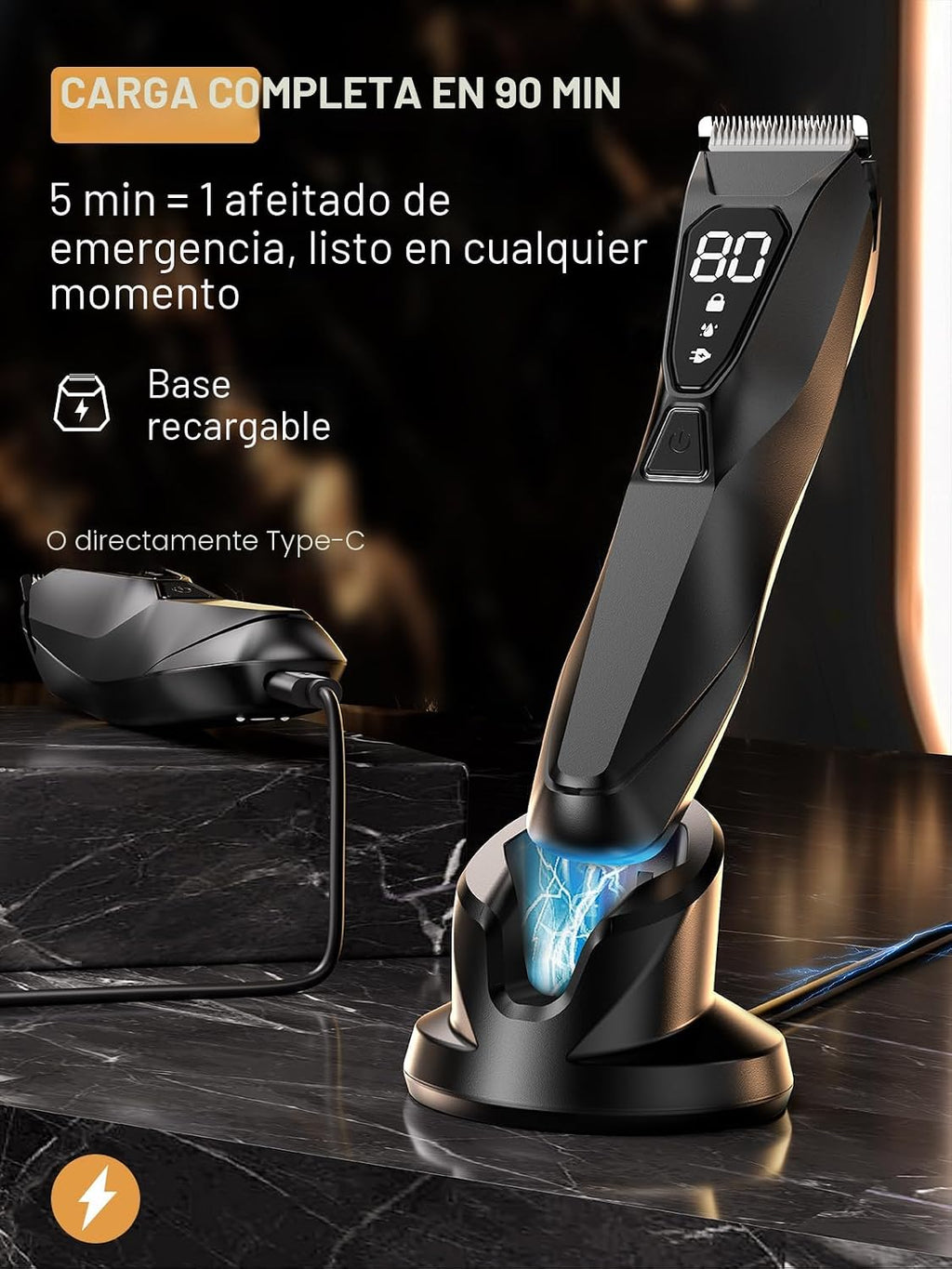 Xcdgiogw Recortadora de vello corporal para hombres: Recortadora de...
