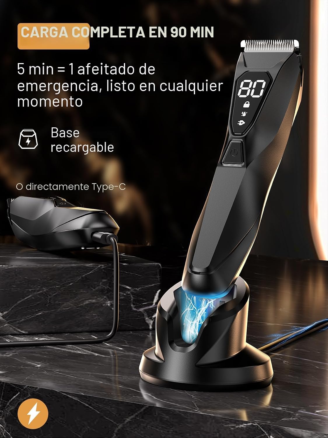 Xcdgiogw Recortadora de vello corporal para hombres: Recortadora de...
