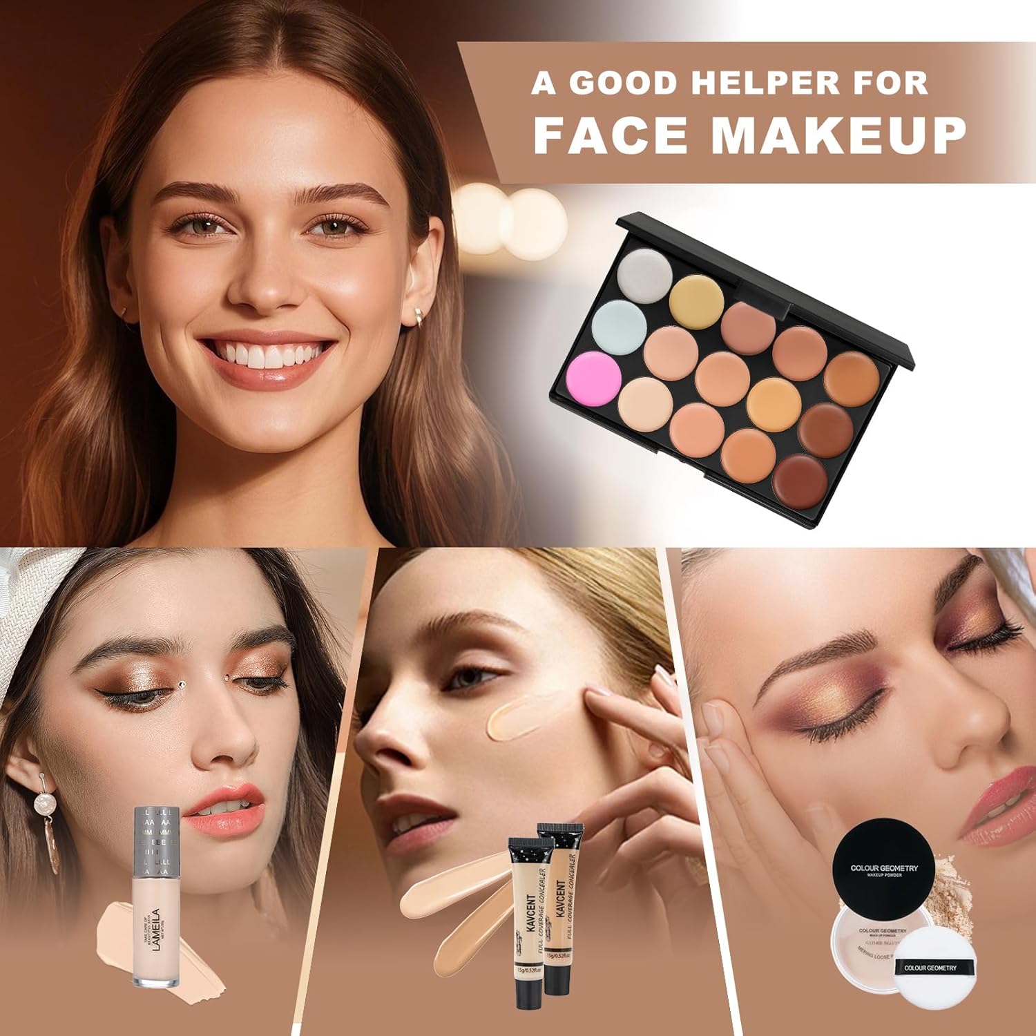Kit de maquillaje para adolescentes, kits de maquillaje para mujere...