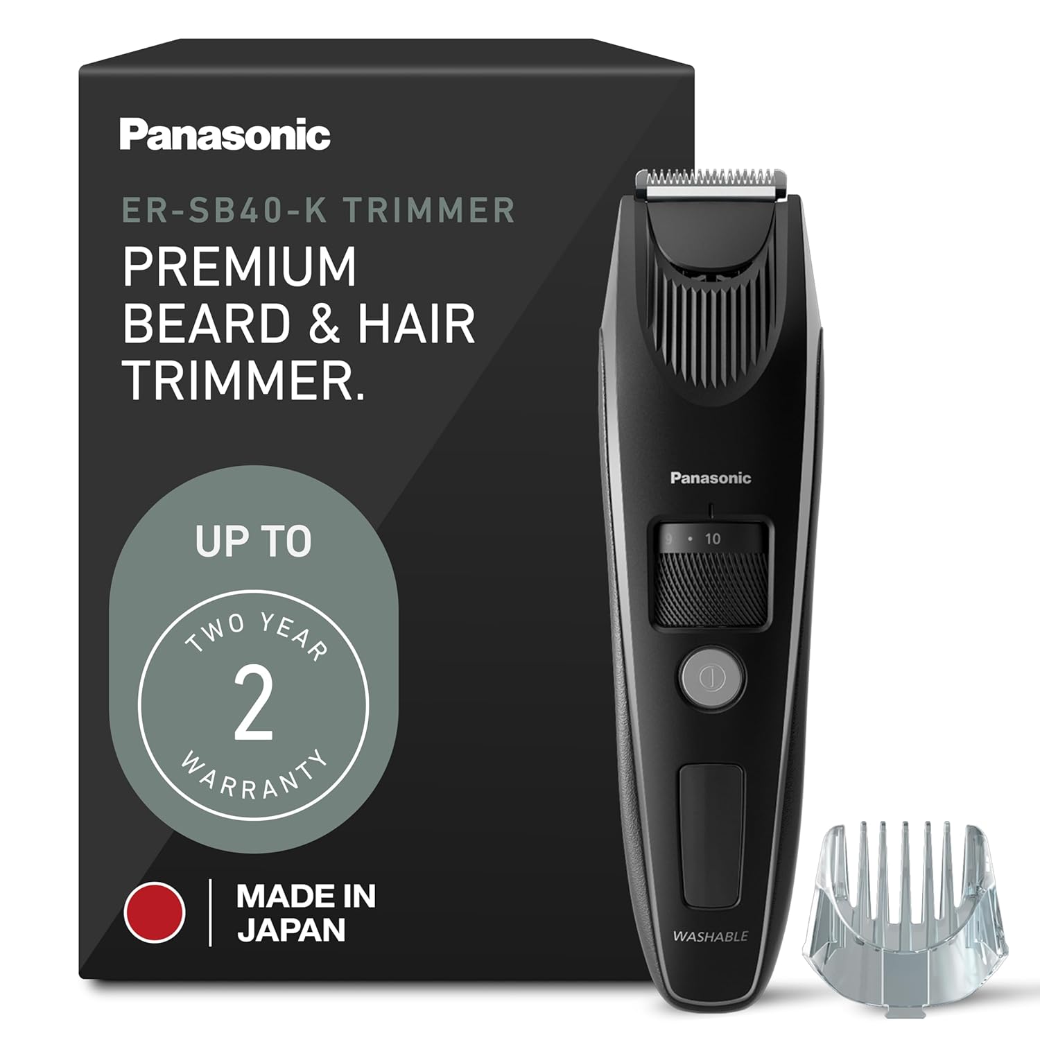 Panasonic Recortadora de barba para hombres inalámbrica de precisió...