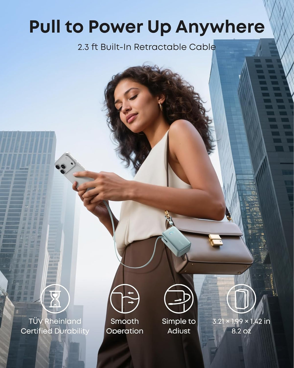 Anker Cargador portátil nano, banco de energía compacto de 10,000 m...