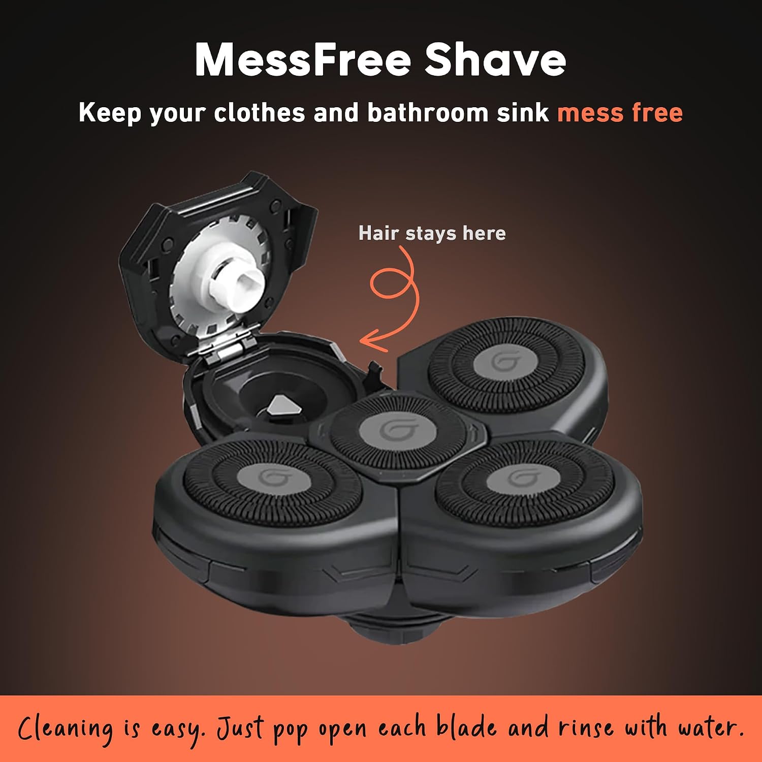 Groomie BaldiePro - Afeitadoras inalámbricas de cabeza calva para h...