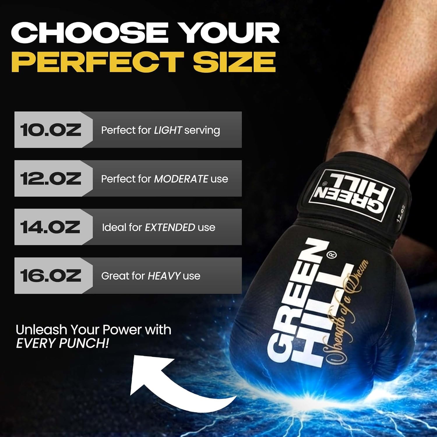 Green Hill Oracle Guantes de boxeo para hombres y mujeres \u2013 Gu...