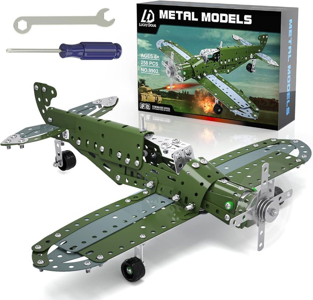 Lucky Doug Juguetes de construcción, modelo de avión \u2013 Juguete...