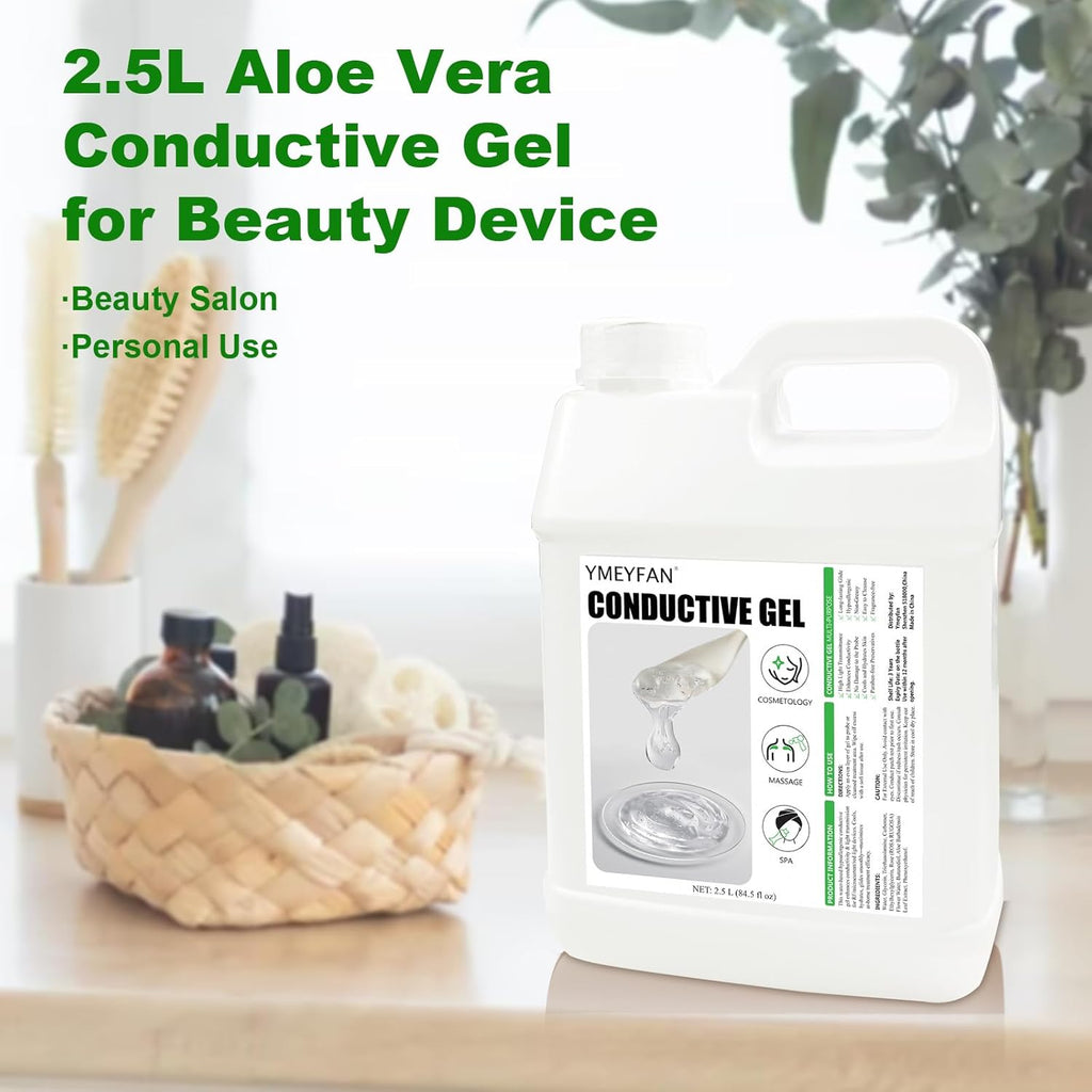 Gel conductor de aloe vera de 84 onzas líquidas para dispositivo fa...