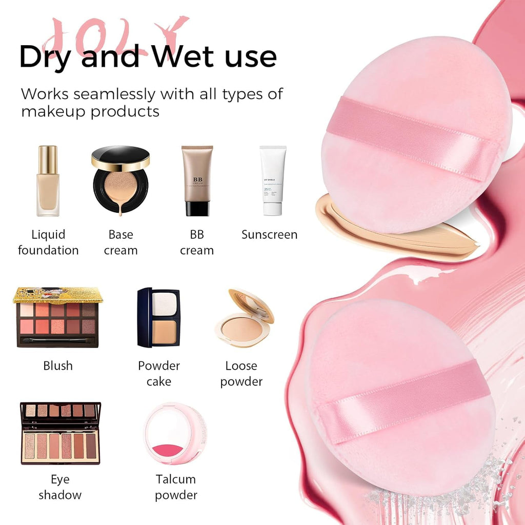 HGHDBT Juego de 46 brochas de maquillaje rosa, kit de maquillaje pr...