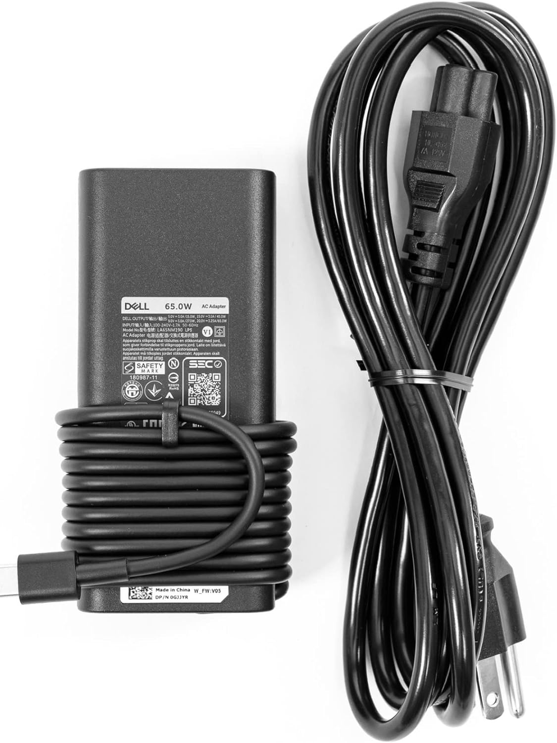 Cargador Dell de 65 W USB-C para portátil XPS y Latitude 5000 - Inc...