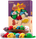 CHIWAVA 36PCS 4.1 '' Peludo Gato Juguete Ratones Sonajero P...