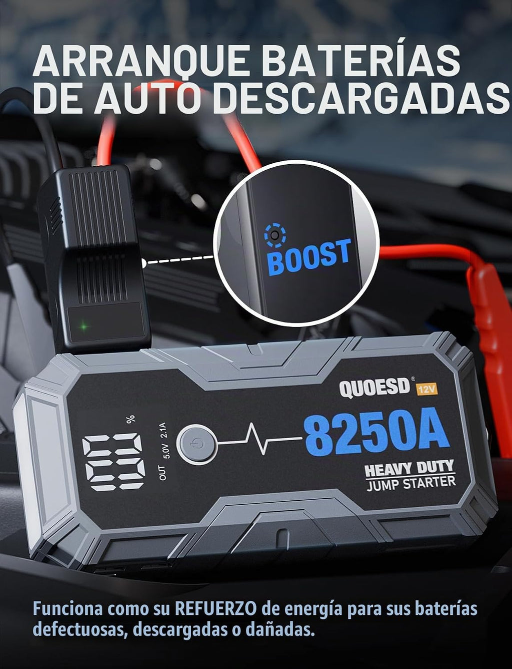 Batería de arranque de arranque 8250A (para todo gas o diésel de 10...