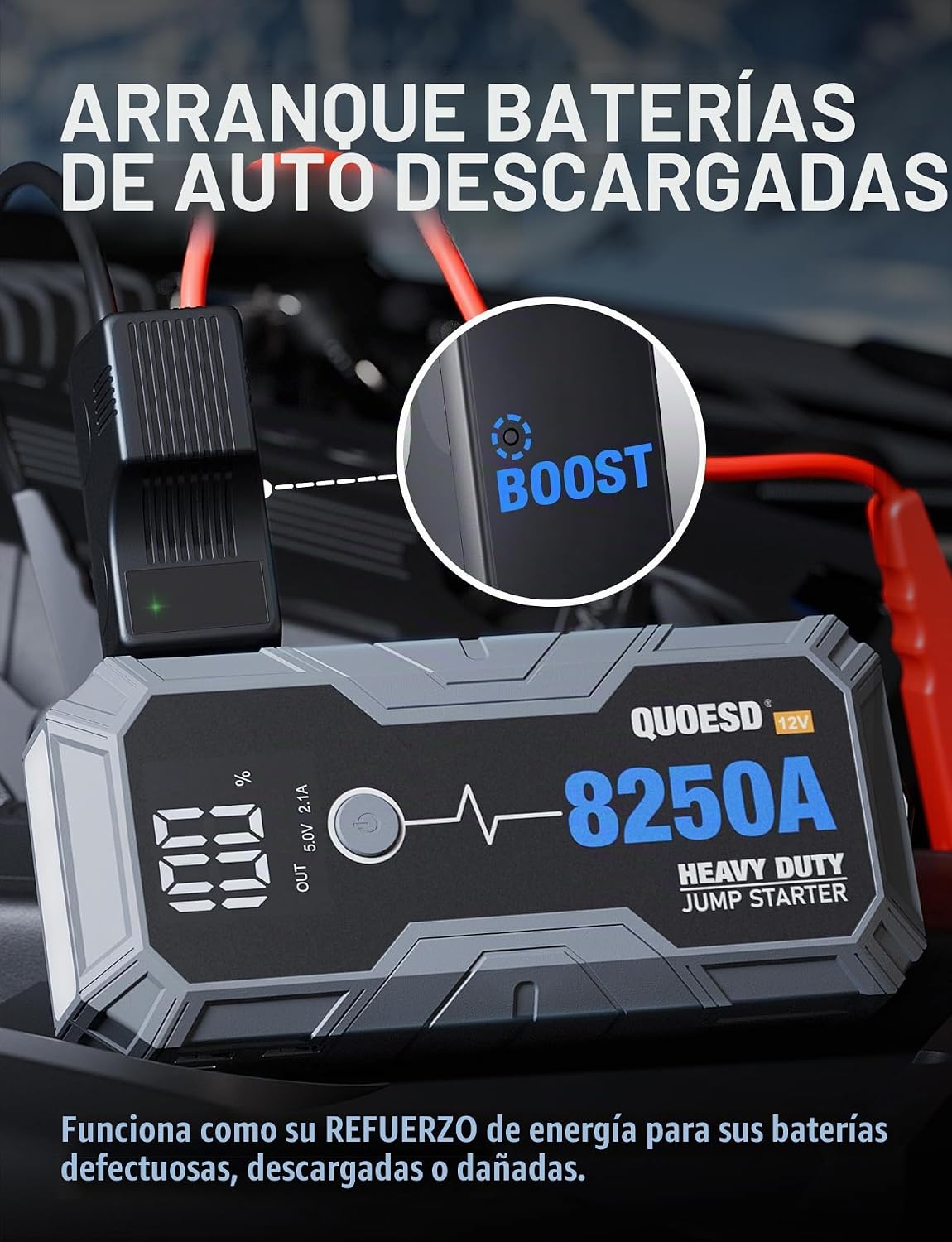 Batería de arranque de arranque 8250A (para todo gas o diésel de 10...