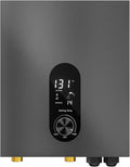 Calentador de agua sin tanque 18KW eléctrico con pantalla digital |...