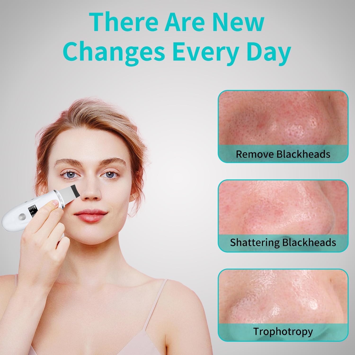 Espátula facial para depurar la piel - Herramienta de limpieza prof...
