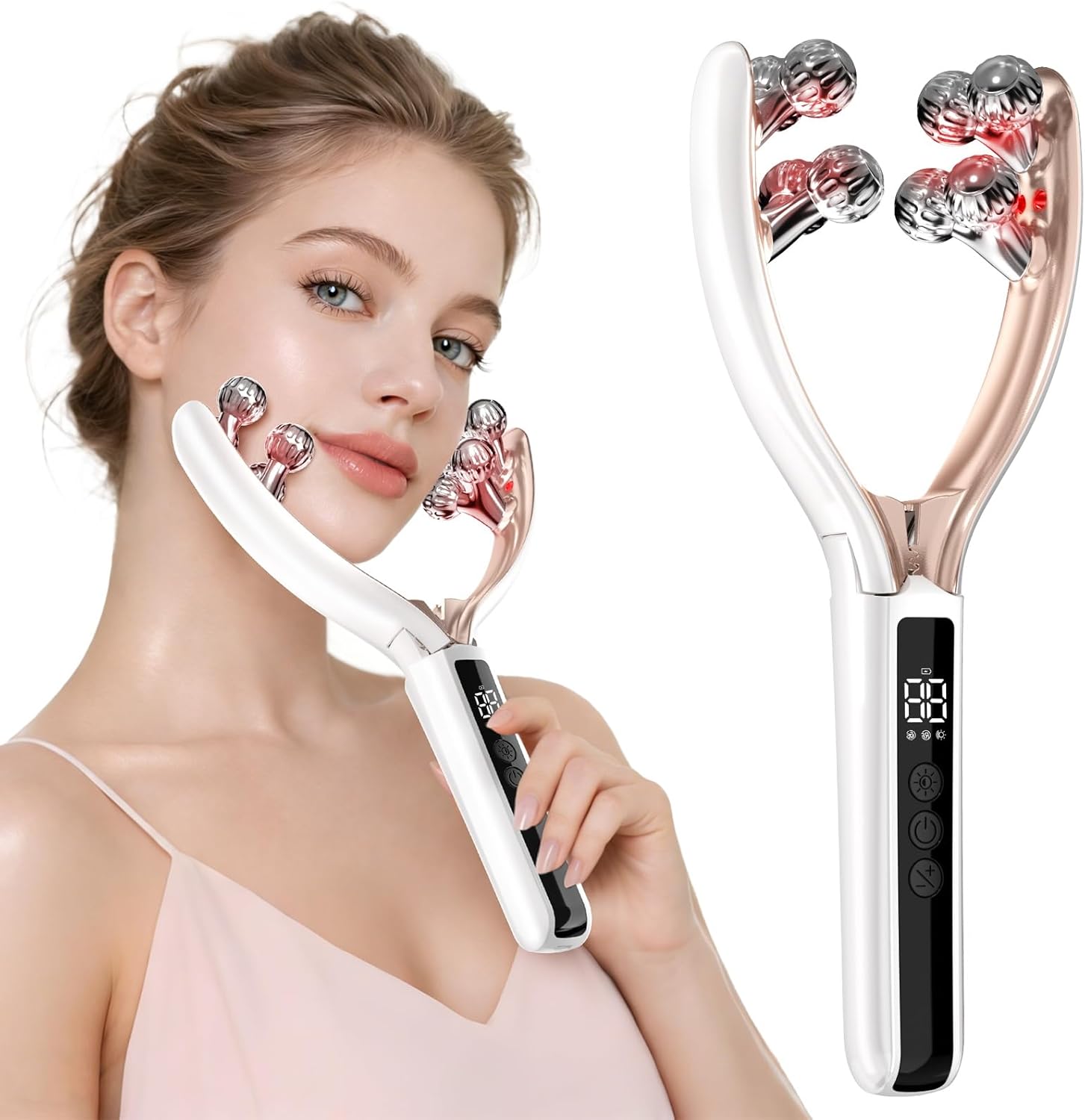BOWENDA Nueva herramienta de masajeador facial inalámbrico 2026, cu...