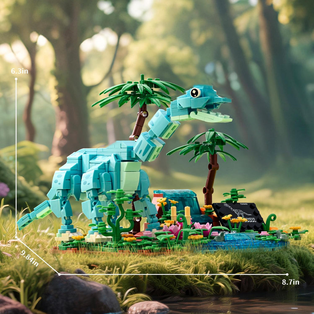 Conjunto de Bloques de Construcción Mundo Dinosaurio de Tío Ladrill...