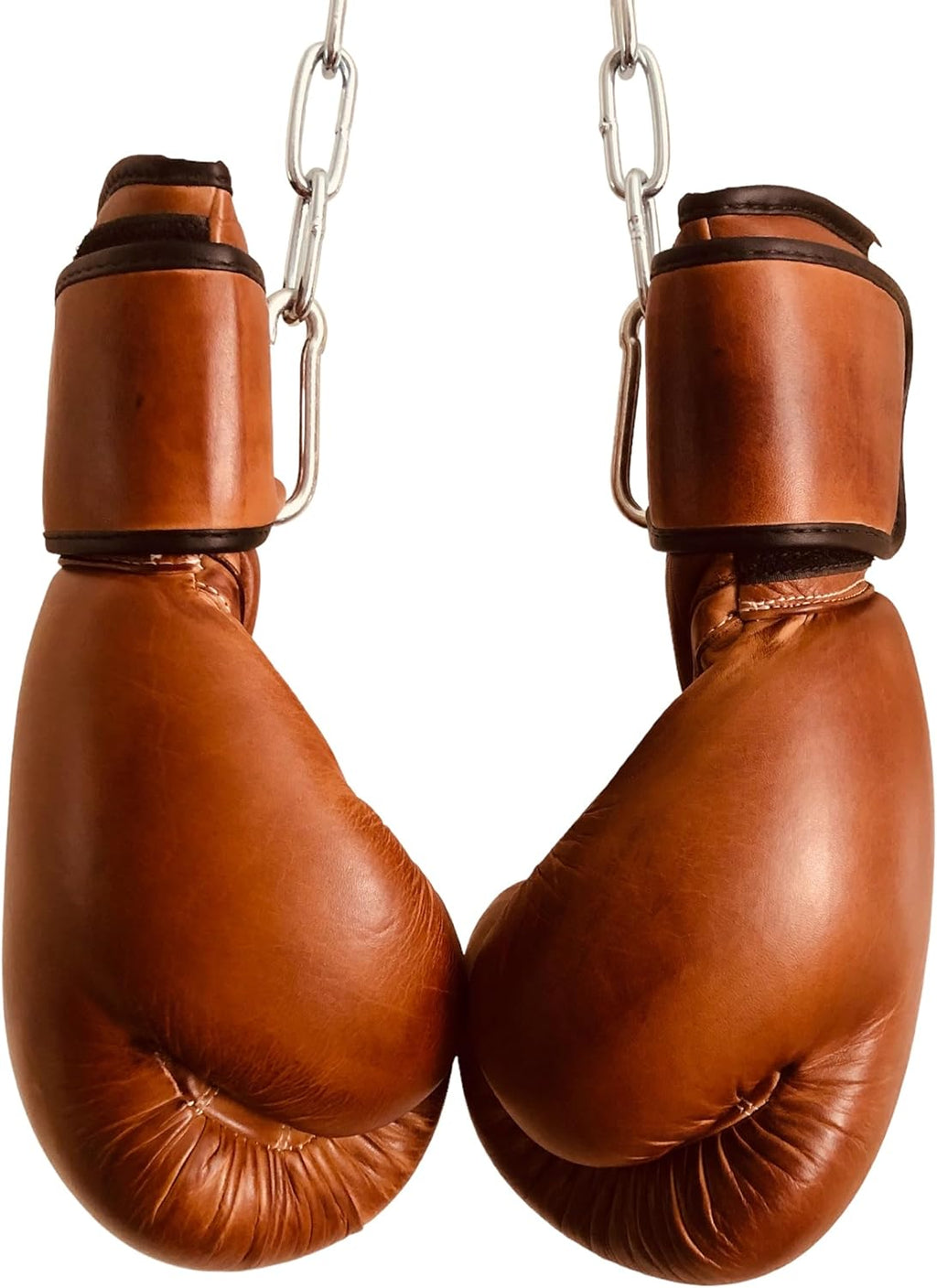 Geoffrey Guantes de boxeo versión PRO de 16 onzas, cuero bronceado,...
