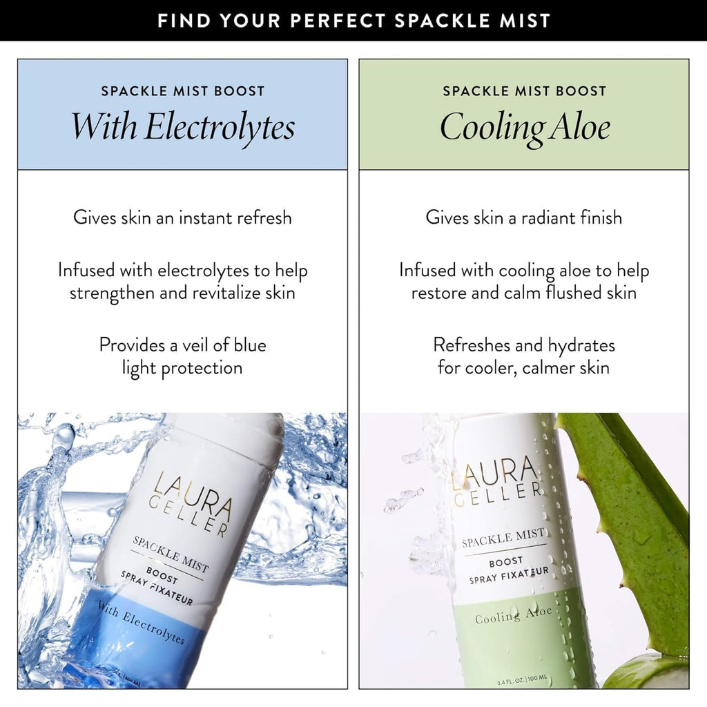 LAURA GELLER NEW YORK Spackle Mist Boost con aloe refrescante - Spr...
