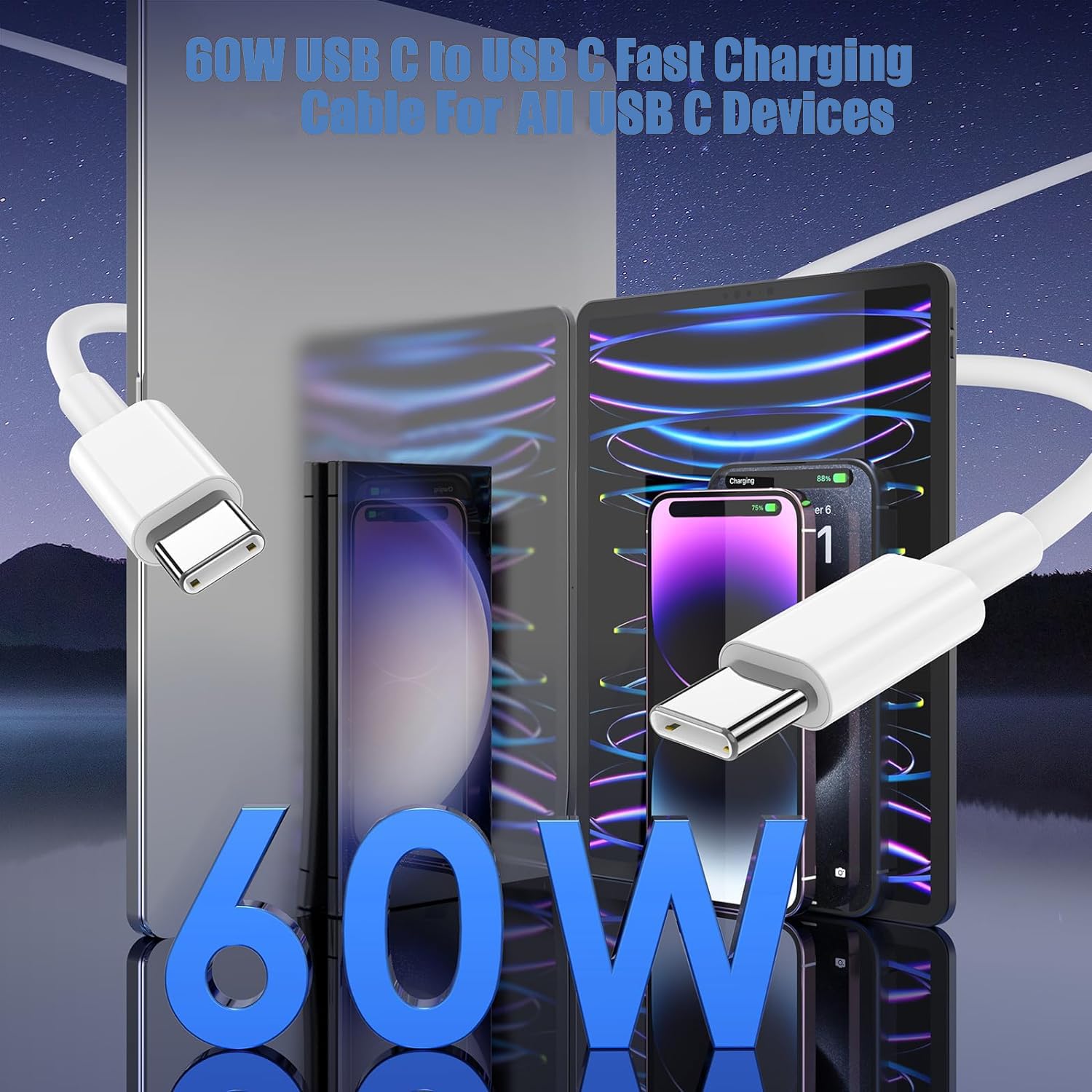 2 paquetes de cargador rápido USB C para iPad Pro 13 (M4)\/iPad Pro...