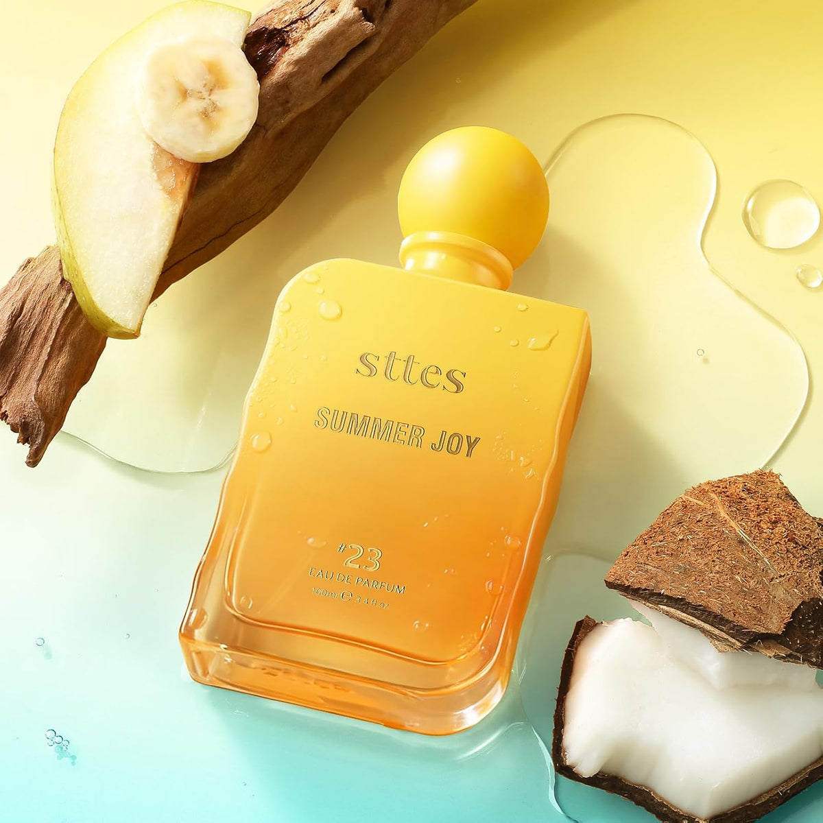 Sttes Perfume #23 Summer Joy Eau de Parfum para mujer, pera, plátan...