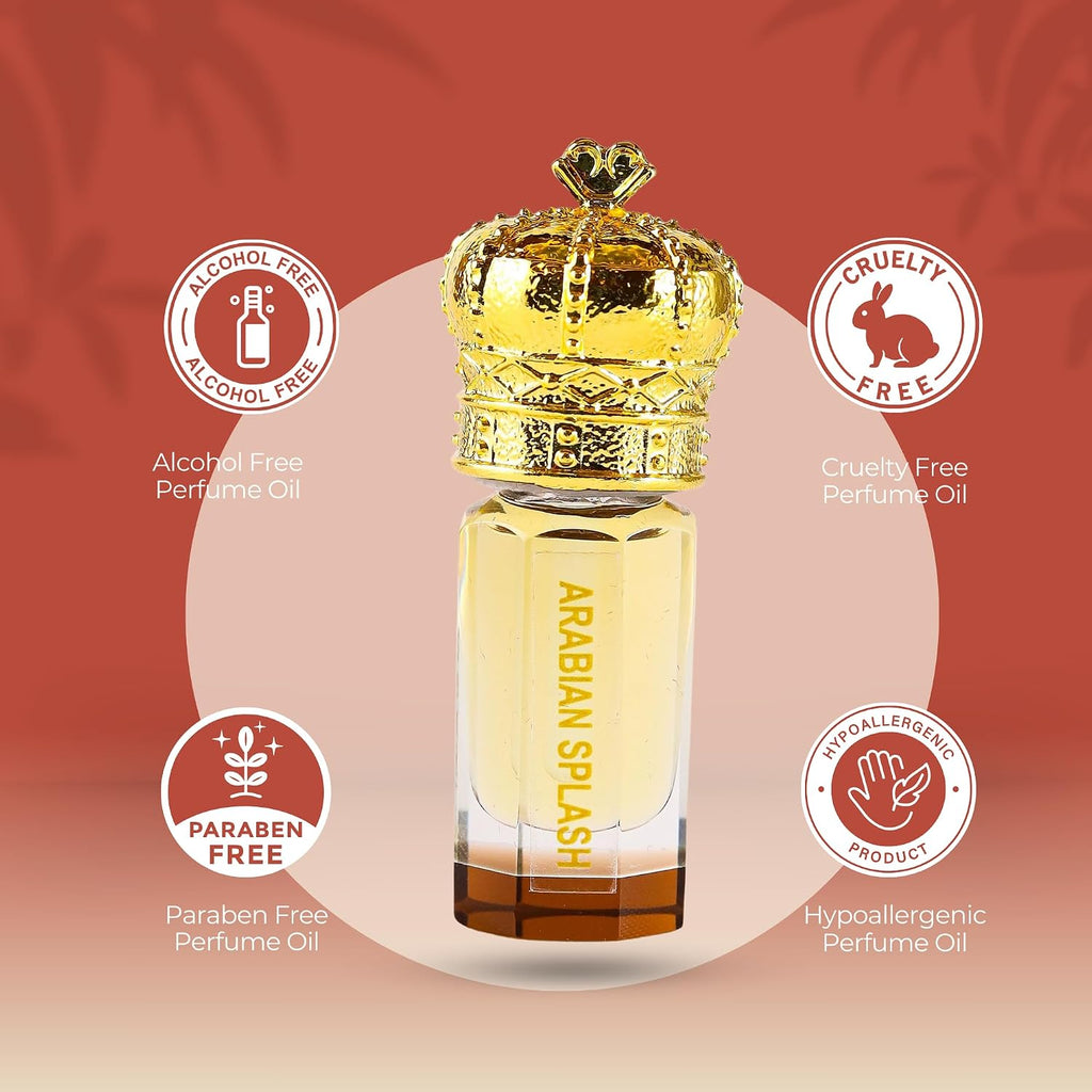 ARABIAN PERFUMES &amp; OILS ARABIAN SPLASH - Aceite de perfume sin...