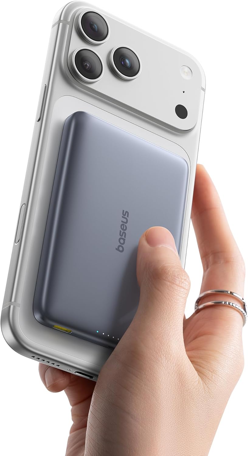 Baseus Picogo Magsafe Cargador Portátil, Qi2 15W 0.5" Ultra Del...