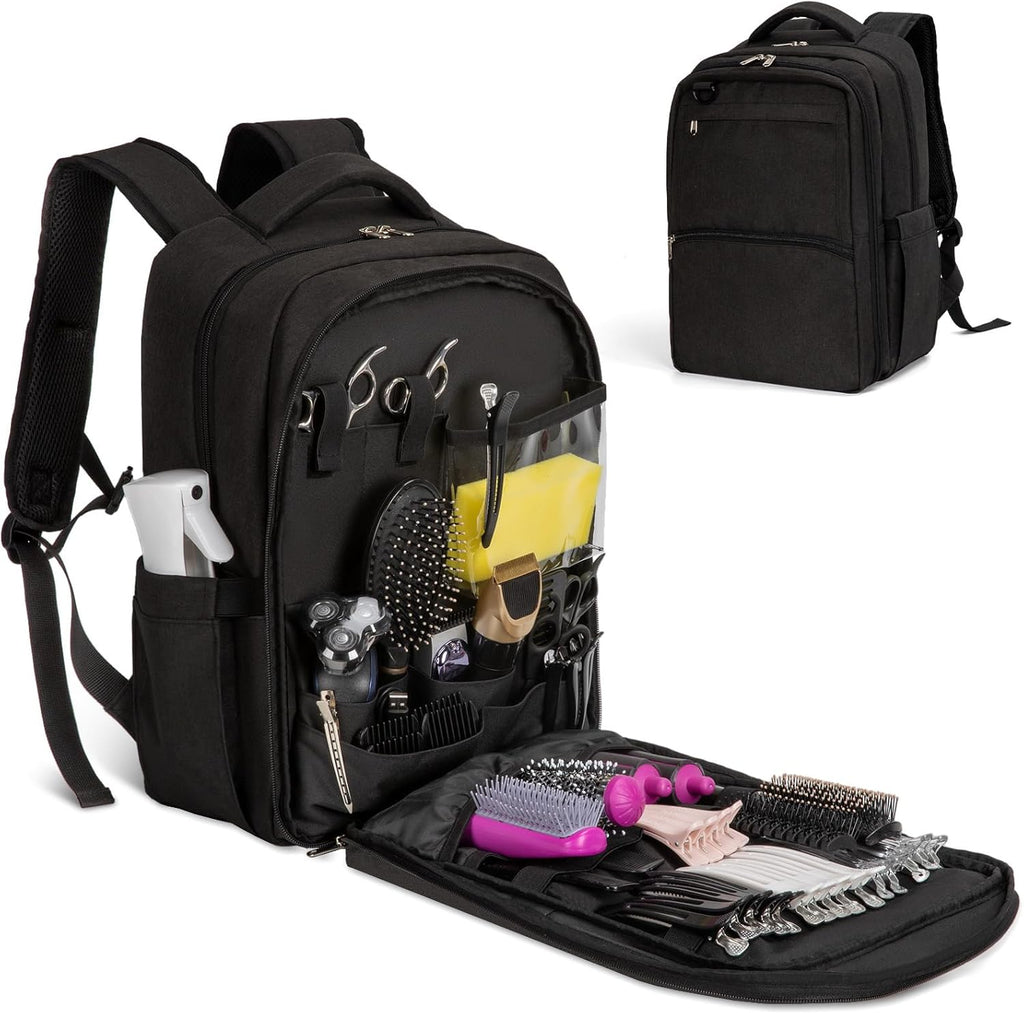 GDNasist Bolsa de suministros de peluquería, mochila portátil para...