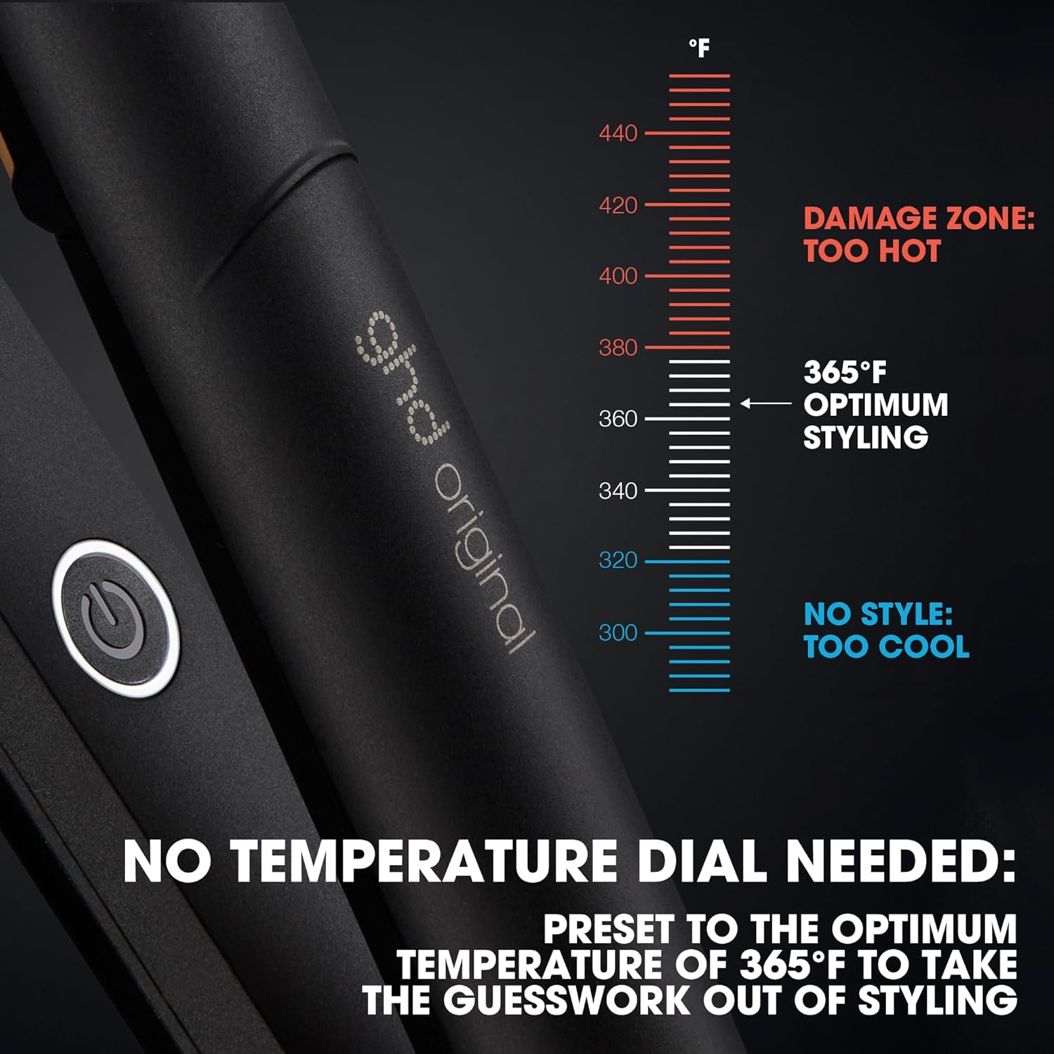 ghd Original Styler - Plancha plana para el cabello de 1" con t...