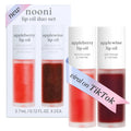 NOONI Juego de aceite de labios coreano, Appleberry y Applewine, de...