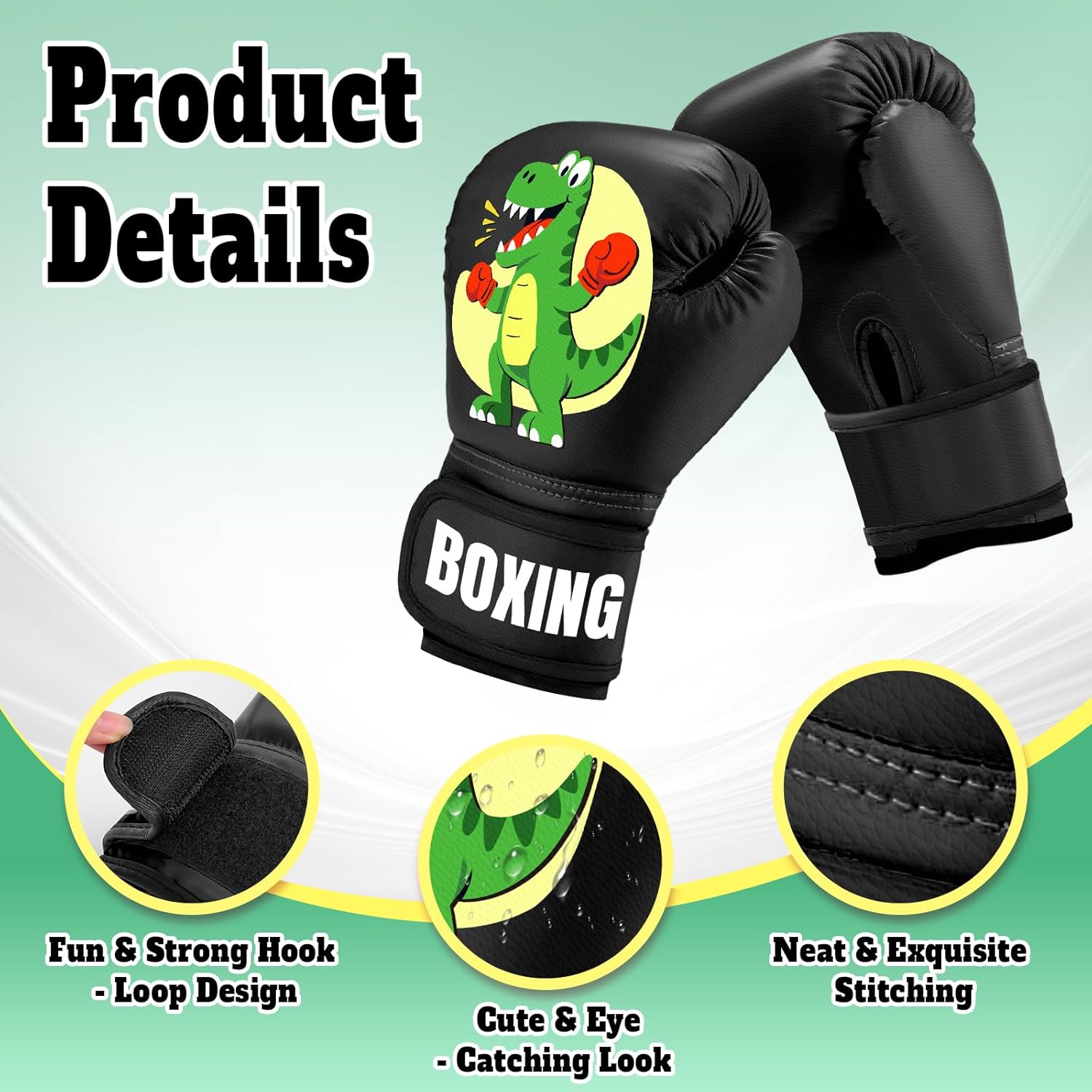 Guantes de boxeo para niños y niñas, guantes de entrenamiento de bo...