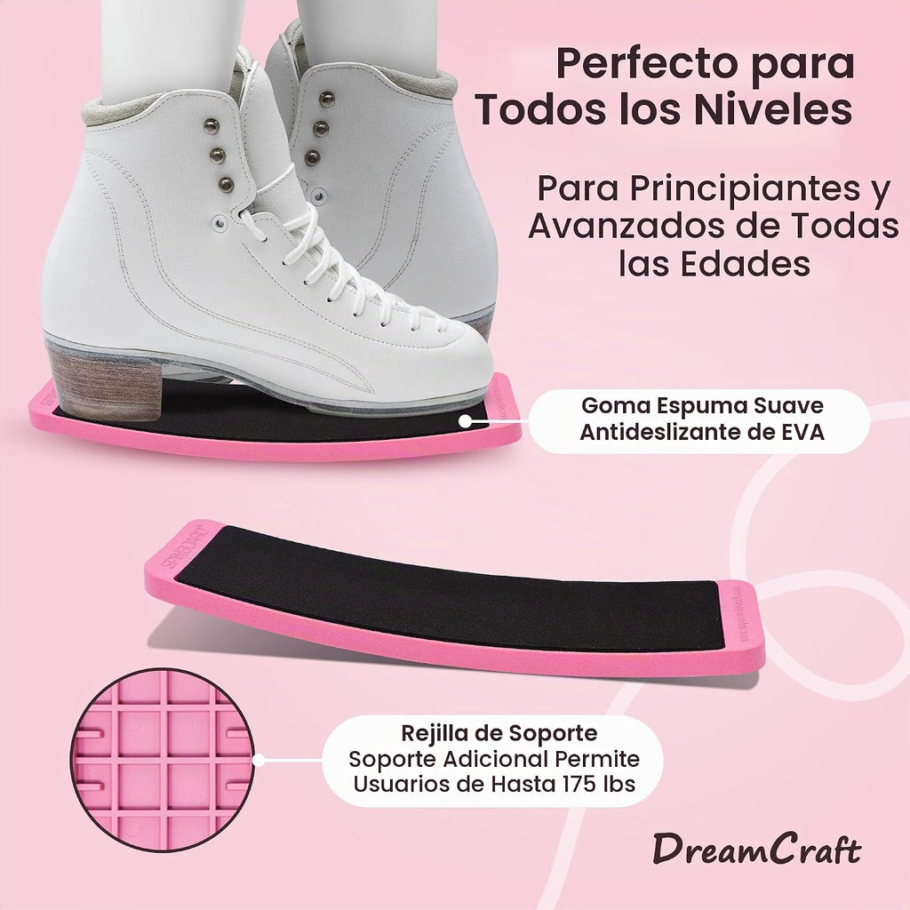 DreamCraft Patín giratorio para patinaje artístico, tabla giratoria...