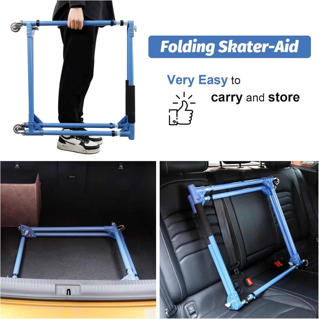 GanFindX Patinador plegable para niños, patinaje sobre ruedas, entr...