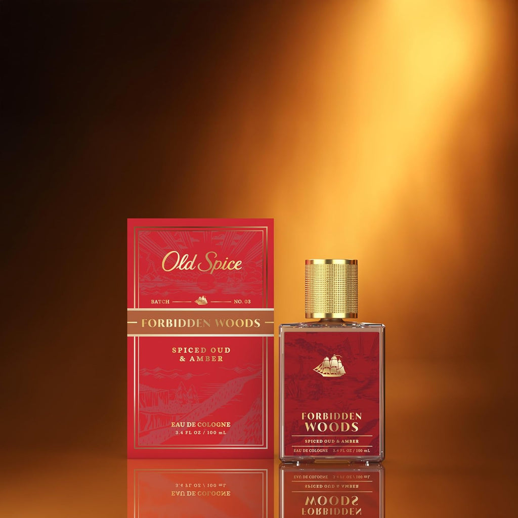 Old Spice Colonia para hombres, espray de fragancia premium y parab...