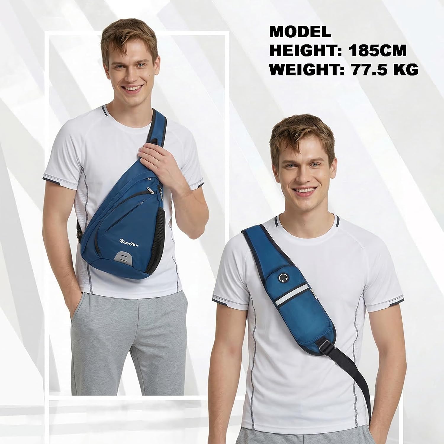 Seektop Bolsa cruzada antirrobo para mujer, con bloqueo RFID, imper...
