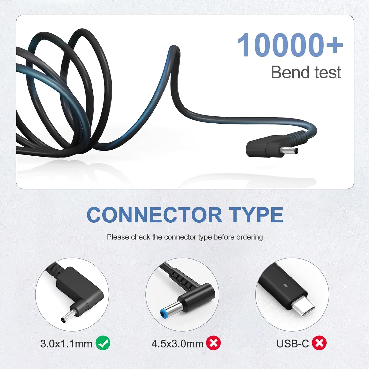 Cargador para laptop Dell de 65 W 45 W compatible con Inspiron 15 1...
