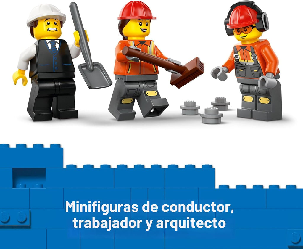 LEGO Juguete de construcción de camión mezclador de cemento urbano...