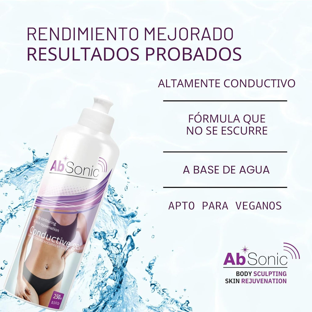 Absonic - Gel conductor para estimuladores abdominales, estimulació...