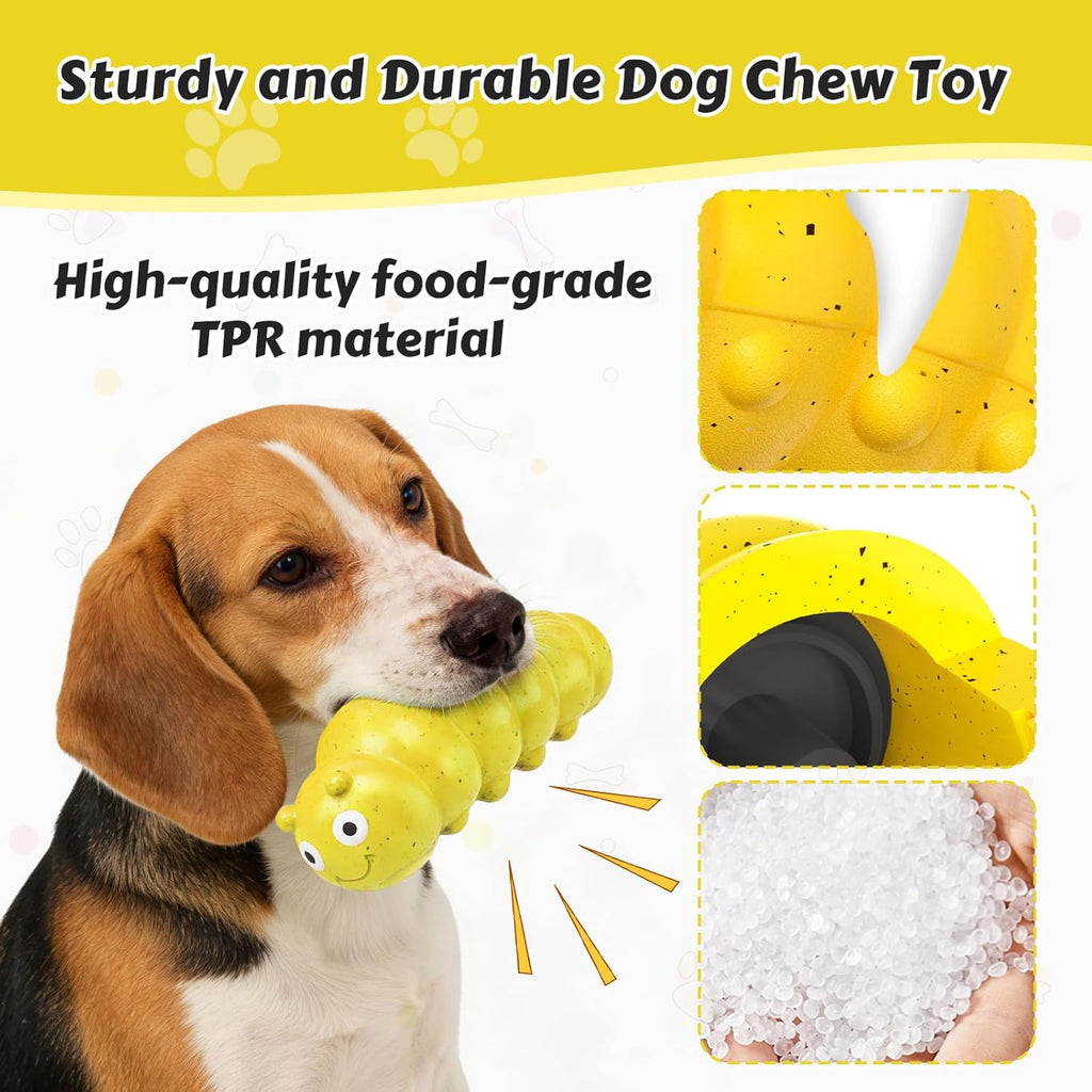 Whiskopia Juguetes masticables resistentes para perros, juguetes ch...