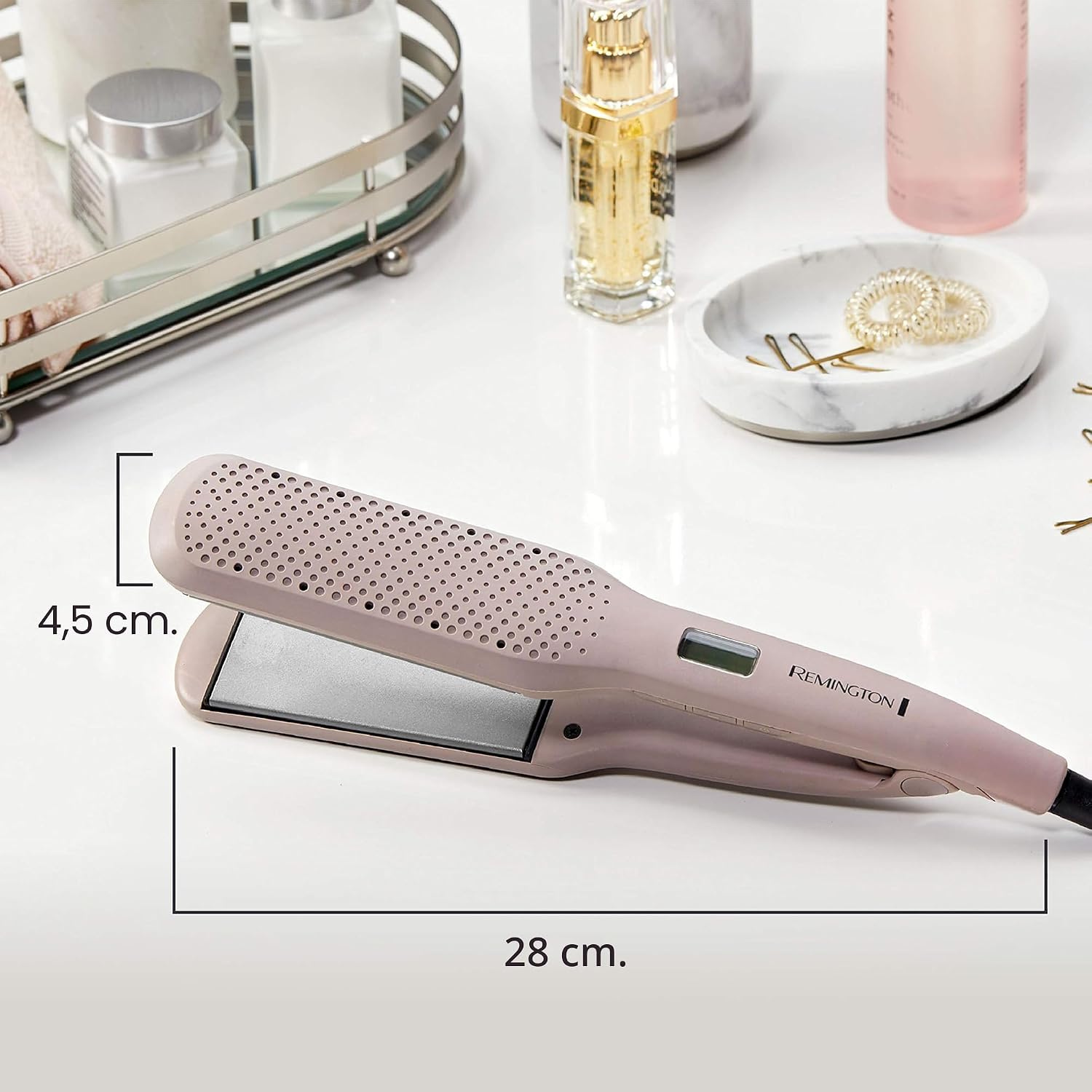 Remington Wet2Straight - Plancha de pelo, platos de 1 3\/4 pulgadas...